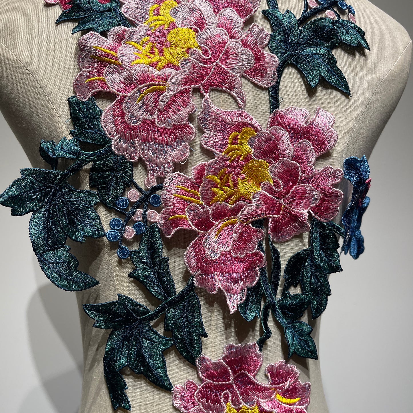 Extra Large Embroidered Flower Sew On Applique | 70cm Height